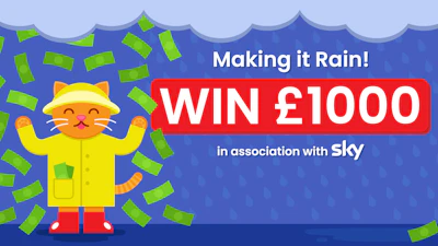 Making it Rain! Win £1000